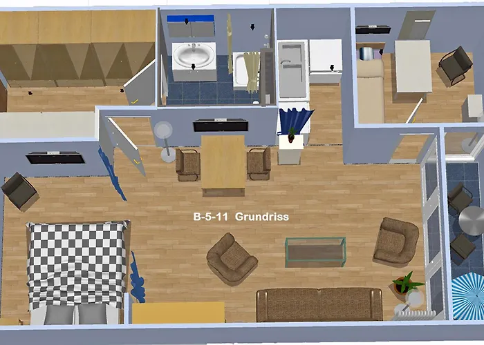 아파트 - Haus B, App 0b0511 *